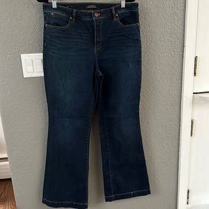 Dark Blue Flare Jeans